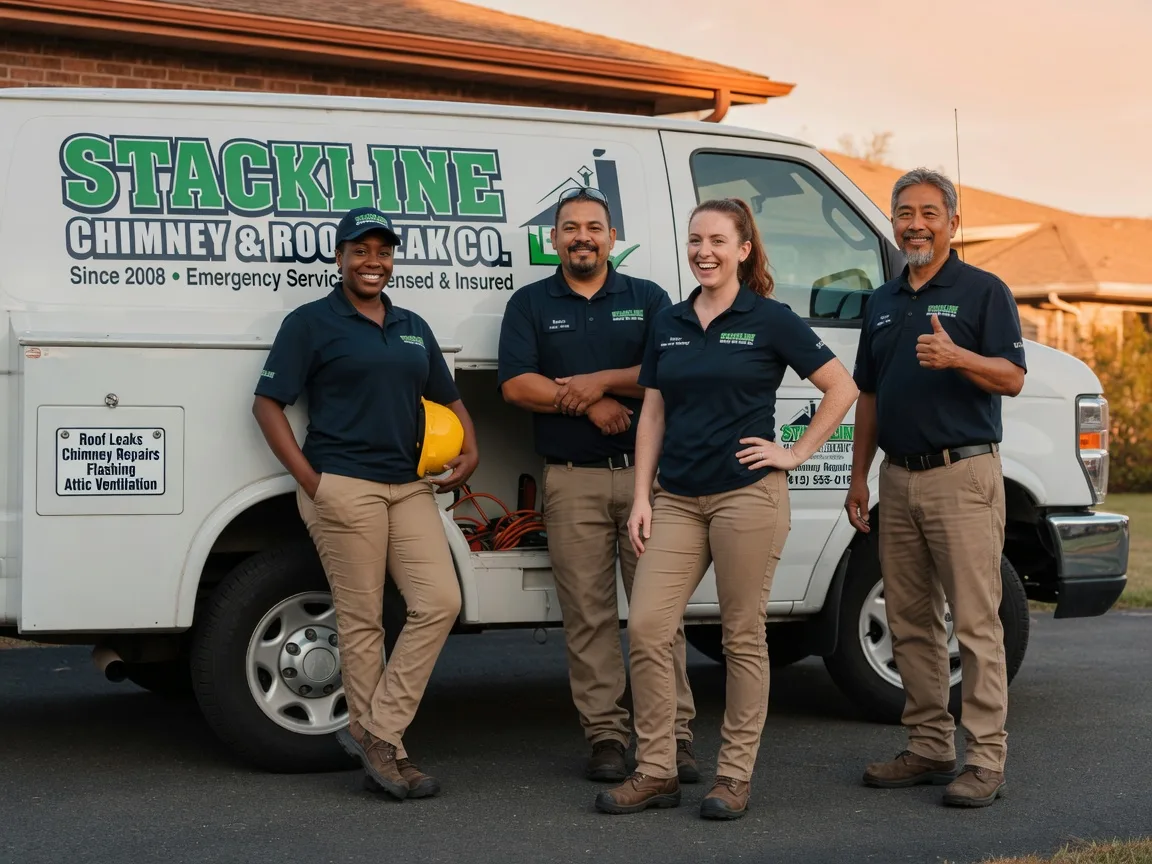 Chimney flashing repair company in Maysville, OK
